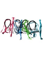 Bridon de course pour chevaux en caoutchouc PVC professionnel et durable, martingale réglable, boucles en acier inoxydable, couleur et logo personnalisables, OEM/ODM