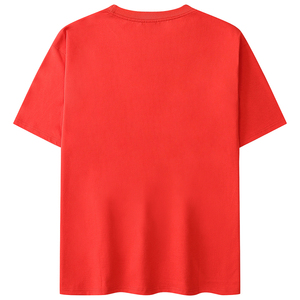 Camiseta de mezcla de algodón y poliéster para hombre, Camiseta de algodón con cuello redondo y logotipo impreso personalizado en blanco para hombre, camisetas personalizadas para hombre - Product Image 1