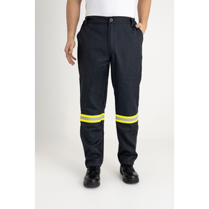 EN ISO 11612 D3 E3 Certificado Protector FR Chaqueta Pantalones Conjunto Cinta reflectante Ropa de seguridad para protección contra salpicaduras de metal fundido - Product Image 4