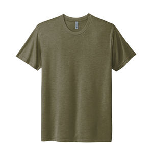 <b>Men's</b> T-<b>shirt</b> Build Your Brand <b>Men's</b> Light T-<b>shirt</b> Round Neck T-<b>Shirt</b> Green Everyday Crew Neck Next Level Fitted T <b>Shirt</b> - Product Image 3