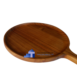 Bandeja de servicio de madera natural hecha a mano superventas, utensilios de cocina decorativos del fabricante de Vietnam para venta al por mayor - Product Image 3