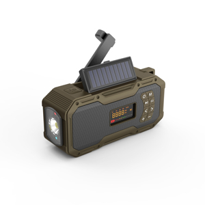 <span class=keywords><strong>Radio</strong></span> météo SW WB FM AM DF-570 5000mAh, <span class=keywords><strong>radio</strong></span> d'urgence rechargeable à manivelle avec lampe torche pour le camping - Product Image 1