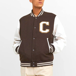 Veste de baseball en toile de qualité supérieure pour homme Tissu respirant à séchage rapide Lettrage personnalisé Décoration de poche Saison d'hiver - Product Image 1