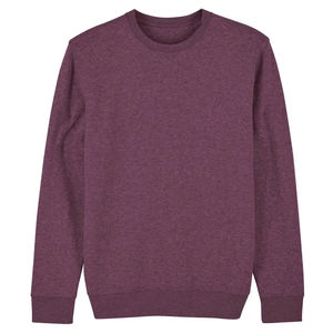 Sweat-shirt à manches longues en molleton de coton de haute qualité pour homme, couleur unie, surdimensionné, imprimé printemps, technique de gonflage, vente en gros - Product Image 5