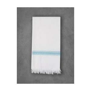 Eco Safe Biodegradable Cotton Bath <b>Towels</b> 80x160cm 500GSM Lightweight Quick Dry Durable <b>Embroidered</b> Border Perfect For Gym Usage - Product Image 3
