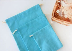 กระเป๋าเก็บเครื่องสำอางที่ทันสมัยพิมพ์โลโก้ตามสั่งถุงผ้าแคนวาสจากผ้าฝ้ายรีไซเคิลพร้อมที่ปิดสาย - Product Image 2