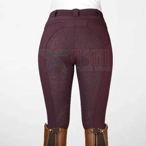 Leggings d'équitation pour femmes 2026, antidérapants au niveau du genou, pantalons d'entraînement, patch imperméable, coupe-vent, spandex/polyester, vêtements d'équitation - Product Image 5