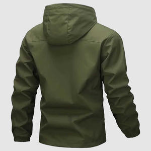 Chaquetas Cortavientos Deportivas para Hombre con Logotipo Personalizado OEM, Chaqueta Cortavientos de Talla Grande con Logotipo Personalizado, Chaquetas para Exteriores - Product Image 2