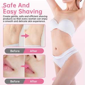 Afeitadora Eléctrica Inalámbrica para Mujer, Depiladora Facial de Doble Cuchilla para Rostro, Piernas y Axilas - Product Image 6