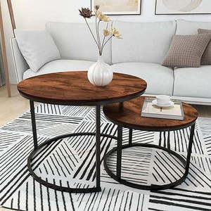 Luxury <b>Console</b> Side <b>Table</b> with Brown <b>Marble</b> Top and Wrought Metal Body Eye-Catching Dining <b>Table</b> at Wholesale Price - Product Image 1