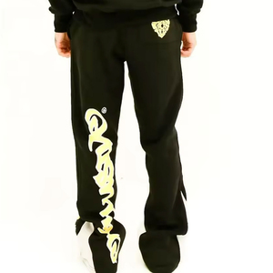 Survêtements d'impression bouffante pour hommes bas prix conception de logo personnalisé survêtements d'impression bouffants pour hommes léger confortable meilleur design - Product Image 5