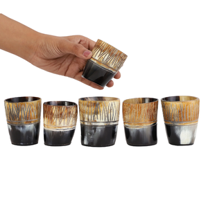 แก้วทรงเขาควายทำมือทำด้วยมือแก้วเบียร์ทำจากเขาควาย - Product Image 2