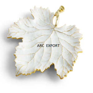 Nouveau plateau de service de fruits secs en forme de fleur de conception fantastique avec plateau de service de meilleure qualité en métal doré pour l'organisateur de Table à la maison - Product Image 4