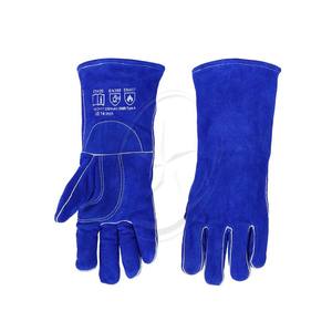 Gants de soudage personnalisables Meulage Soudage Travail Sécurité Protection isolation thermique gants en cuir de vache fendu du pakistan - Product Image 1