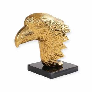 Aluminum <b>Bird</b> Sculpture Statue Tabletop In Customize Size for Home <b>Decorative</b> Golden Sculpture Statue High Quality - Product Image 1