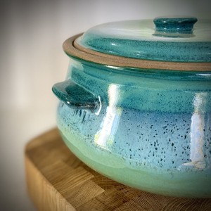 Most Selling Sky Blue <b>Ceramic</b> <b>Casserole</b> <b>Dish</b> <b>With</b> Matching <b>Lid</b> Fabulous Quality At Very Friendly Rates New Arrival - Product Image 3