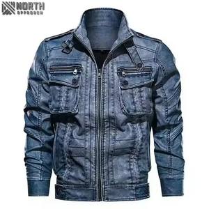 2025 nouvelle mode Street Wear Style hommes Denim veste sur mesure de haute qualité respirant avant Logo hiver pour hommes - Product Image 2