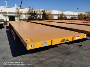 Semirremolque de Plataforma Plana de 40 pies y 3 Ejes para Transporte Pesado, en Oferta - Product Image 6