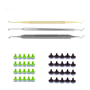 Premium Quality Dental <b>Resin</b> Filling <b>Kit</b> Fast Pad Composite Lighting Holder Spatula Handle Professional Dentistry Tools - Product Image 2