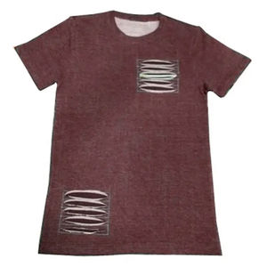 T-shirts pour hommes en gros Nouveau design T-shirts pour hommes pour l'été Vêtements décontractés Design personnalisé T-shirts pour hommes délavés à l'acide - Product Image 4