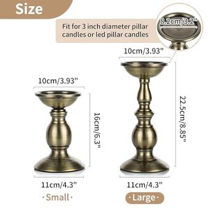 Luxury Wedding Decoration Scented <b>Candles</b> <b>Candle</b> <b>Molds</b> Home Decoration Metal in Iron Gold Finished <b>Candle</b> Holder - Product Image 2