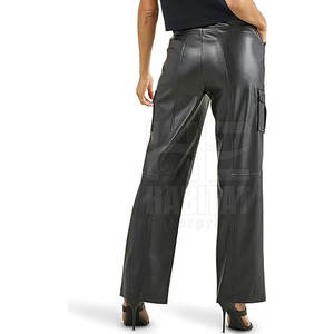 กางเกงหนังผู้หญิงคุณภาพสูง ดีไซน์ทันสมัย ทนทาน หนังนุ่ม สวมใส่สบาย เหมาะสำหรับใช้ในชีวิตประจำวัน - Product Image 3