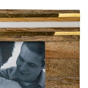 Handmade Luxury Modern Indian Natural Bone Inlay Decorative Wooden <b>Photo</b> <b>Frame</b> Customized Size <b>Metal</b> Material - Product Image 4