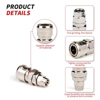 Adaptateur de compresseur d'air en acier inoxydable NPT, résistant à la corrosion, connecteur de tuyau mâle à déconnexion rapide