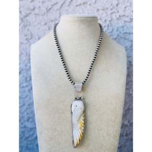 Zuni ชุดจี้เงินสเตอร์ลิงไข่มุกหรูหรา - Product Image 1