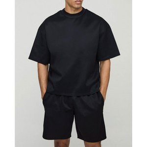 Vêtements décontractés pour hommes, ensemble de shorts à séchage rapide de couleur unie, respirants et adaptés à l'été, fabriqués sur mesure - Product Image 3
