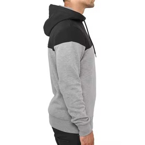 Nuevo diseño para hombre 500 GSM algodón pulóver sudaderas con capucha de gran tamaño recortada hombro caído Sudadera con capucha estampado peso pesado corte dobladillo primavera - Product Image 5