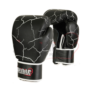 Gants d'entraînement professionnels en cuir de vache véritable sur mesure avec support de poignet à scratch, vente en gros - Product Image 2