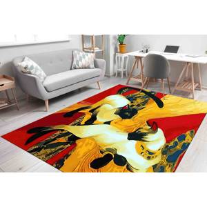 Tapis pour chats siamois : Art style Klimt, Décoration moderne pour la maison, Tapis imprimé, Tapis fin non tissé - Product Image 2