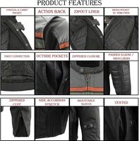Vestes de moto en cuir textile Luxe Motion conçues pour protéger et impressionner les motards à la recherche d'un style moderne raffiné
