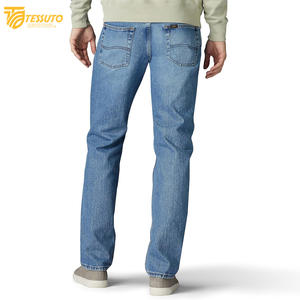 Short en jean grande taille pour hommes Baggy classique jambe droite Jeans décontractés Short Loose Fit Skinny Stretch Jorts - Product Image 1