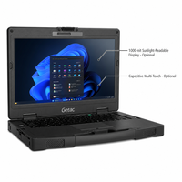 Ordinateur portable semi-robuste Getac S410 G5, processeur Intel Core I5-1340P, 16 Go de DDR5, 256 Go de NVMe, Windows 11 Pro, ordinateur portable industriel