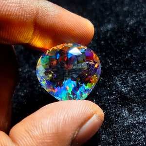 พลอยบุษราคัมไฟหลากหลายพลอยโทแพซตัดเพชรพลอยบุษราคัมสำหรับทำเครื่องประดับอัญมณี - Product Image 2