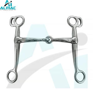 Broca De Filete de puerto bajo de ajuste cómodo ALMAC, ideal para jinetes que buscan una mejor dirección y comunicación, actividades de equitación de caballos - Product Image 1