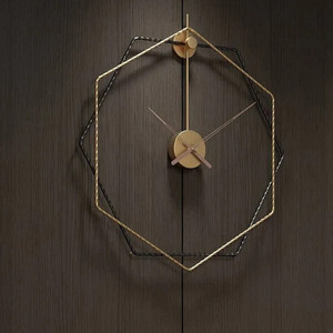 Elegant Minimalist Design <b>Wall</b> <b>Clock</b> with Unique Quartz Design Outdoor Living Room Needle Display with Alarm Function - Product Image 1