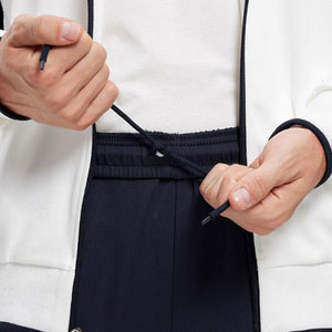 Nuevo producto elegante, chándal con cremallera para hombre, chándal cómodo y relajado con logotipo personalizado para hombre - Product Image 5