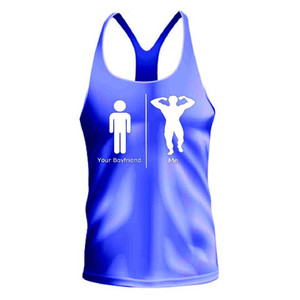 Haute qualité Fitness musculation Gym formation débardeurs en gros hommes Singlet décontracté côtelé coton élastique tricoté gilet - Product Image 3