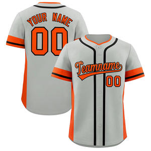 Vente en gros de maillot de baseball de style classique, logo imprimé, numéro et nom d'équipe, broderie personnalisée, maillot de baseball uni - Product Image 4
