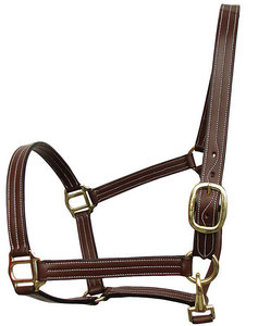 Top vente personnalisé cuir cheval licou Softy rembourré laiton matériel avec fantaisie points accessoire de Style occidental - Product Image 4