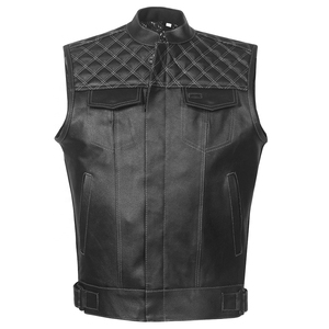 Chaleco de Motocicleta para Hombre 2025, al por Mayor, de Poliéster y Cuero, Impermeable, Cortavientos, Transpirable, de Secado Rápido, Diseño Personalizado, a la Moda - Product Image 2