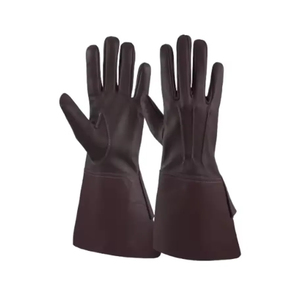 NUEVO logotipo personalizado al por mayor de corte resistente a impactos transpirable seguridad general de cuero guantes de soldadura para los hombres con el logotipo - Product Image 1