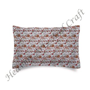 Funda de Almohada 100% Algodón con Estampado Étnico Indio de Flores, Personalizable, para Decoración del Hogar u Hotel, Colorida - Product Image 6