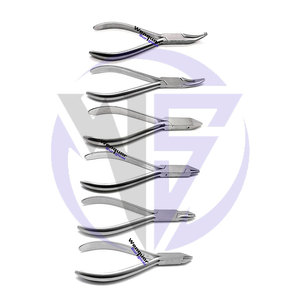 Ensemble de pinces orthodontiques de haute qualité 5 pièces TC Gold, outils dentaires pour un travail précis des fils et l'ajustement des brackets |   À vendre - Product Image 6