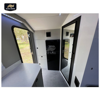 Caravane hybride de luxe pour camping, mini-camping-car 4x4, remorque tout-terrain pour voyages en plein air en Australie