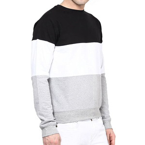 Confortable hommes sweat pull 100% coton à manches longues doux polaire OEM Logo personnalisé Streetwear porter - Product Image 6