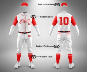 Ropa de béisbol y sóftbol de diseño personalizado, ropa deportiva transpirable de secado rápido, camisetas, uniforme de béisbol - Product Image 6